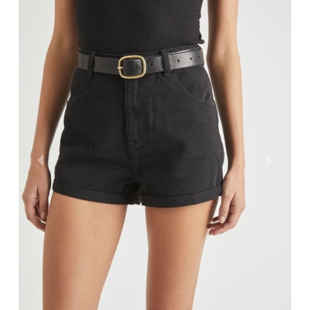 Rolla Duster high rise relaxed fit cuffed shorts size 27